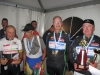 Podium du Challenge Langonnais, 1er Alain ROBERT, 2e Claude DUPONT,3e Pierre COMMERIE absent sur la photo