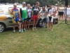 Podium des GS à la Frelandière, 2e Ernest ALLEE, 4e Xavier DANIEAU