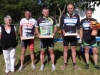 Podium des 3e cat. à Souil, 1er Patrrick CHARLAND, 2e Jean Charles WANTZ