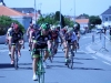 Arrivée du peloton à la course du Perrier avec Pierre,Serge,Jean Charles