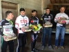 Podium des 3e Catégorie à Courdault, 2e Karl DANIEAU