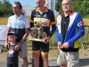 Remise du Trophée Franck AUDOUX,  à Jean Charles WANTZ par Sylvain et Christophe